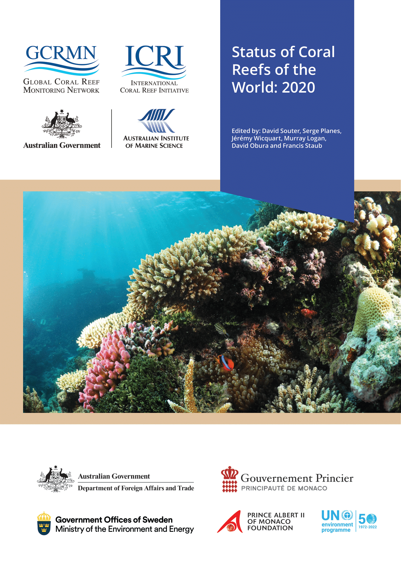 Cover of Status of Coral Reefs of the World: 2020